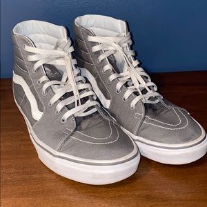 Gray High Top Vans